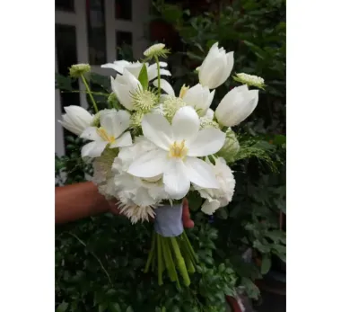 Bó hoa cưới tulip