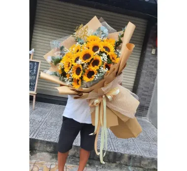 bó hoa dài tặng hội nghị - Hoa Tươi Angel Quận 3