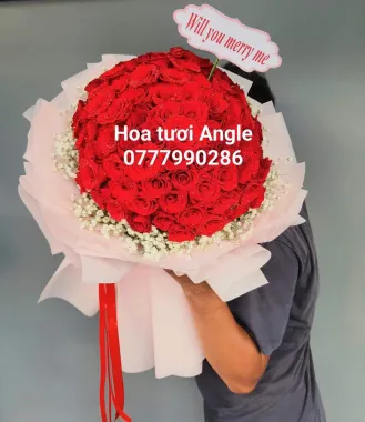 Bó Hoa Hồng Đỏ 9 Bông 