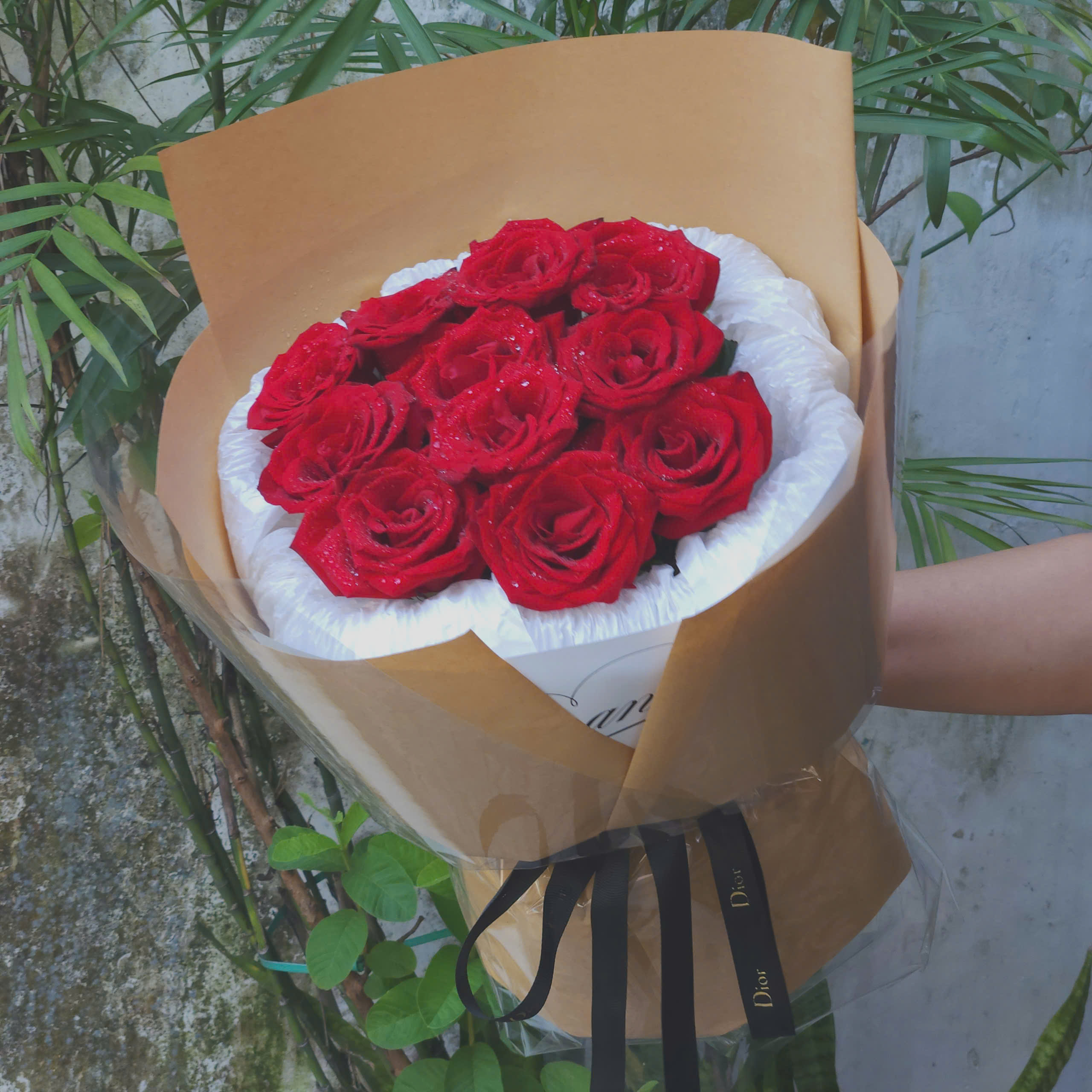 b&oacute; hoa hồng đỏ 11 b&ocirc;ng quận 3