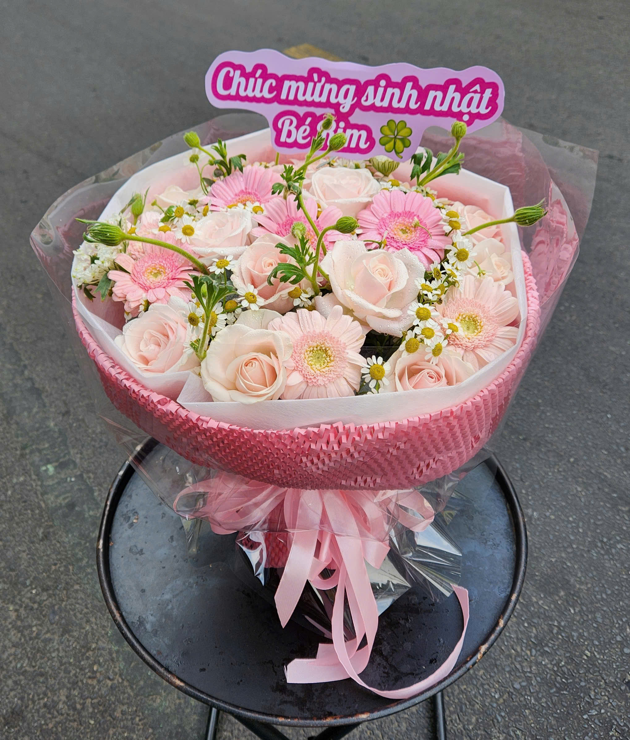 B&oacute; Hoa Hồng Pastel Sinh Nhật Gi&aacute; Rẻ TPHCM &ndash; Giao Nhanh Trong Ng&agrave;y