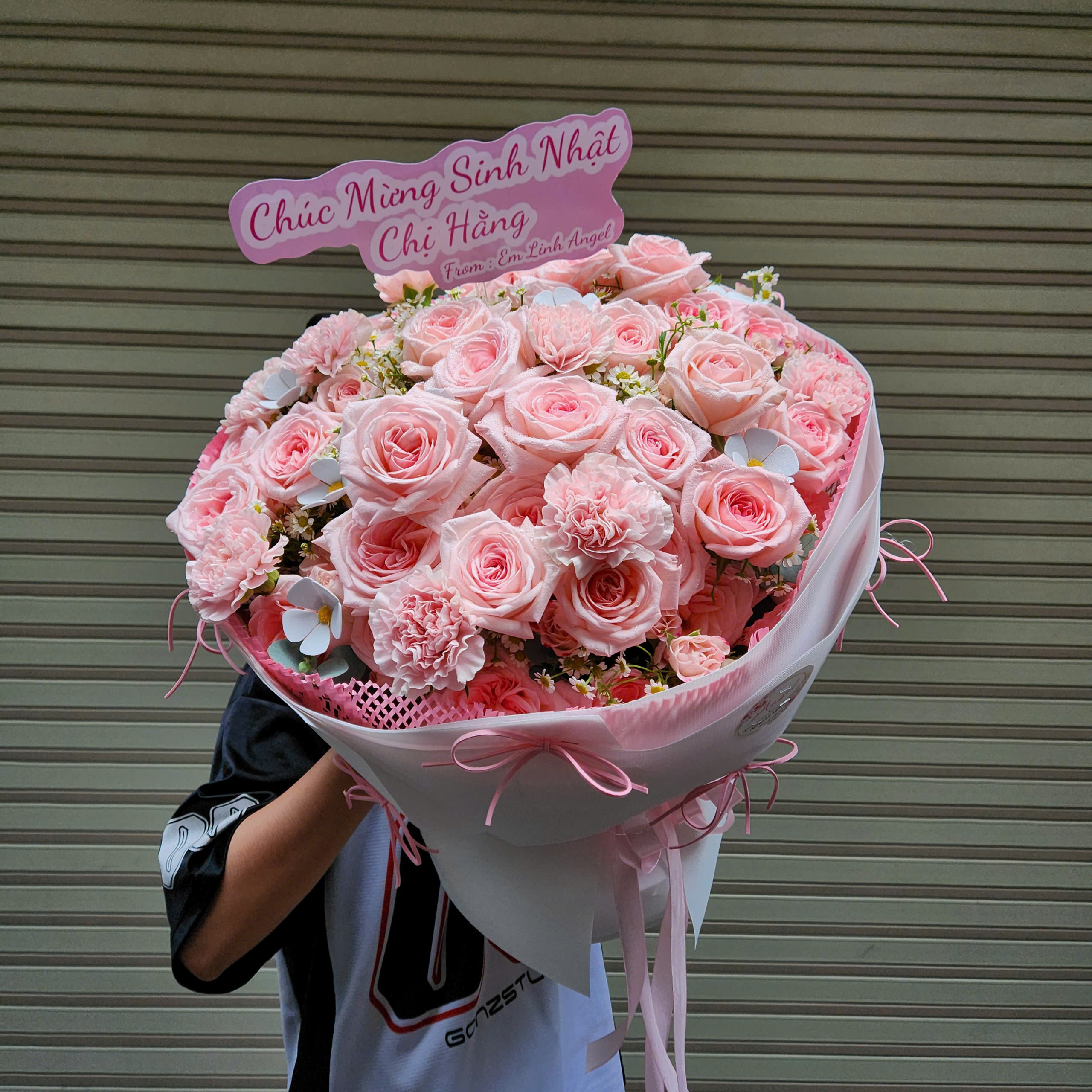 Bó Hoa Hồng Pink Ohara