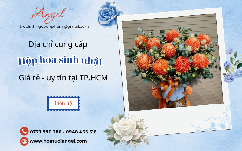 hộp hoa sinh nhật