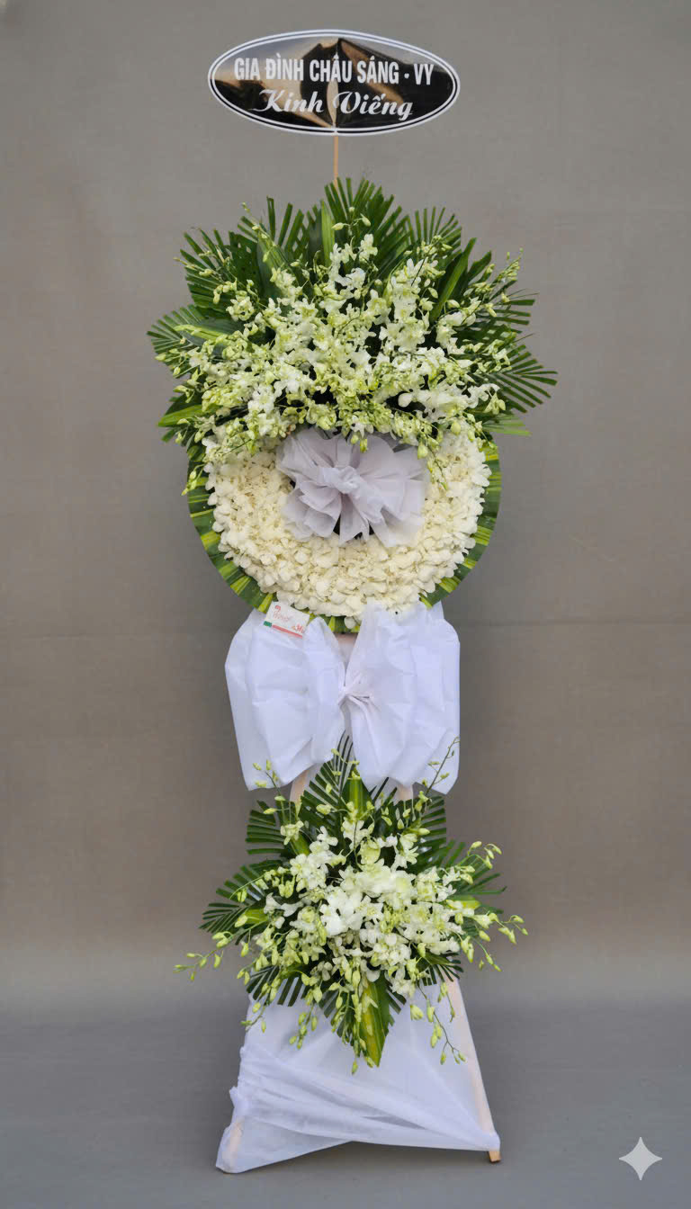 V&ograve;ng Hoa Chia Buồn 