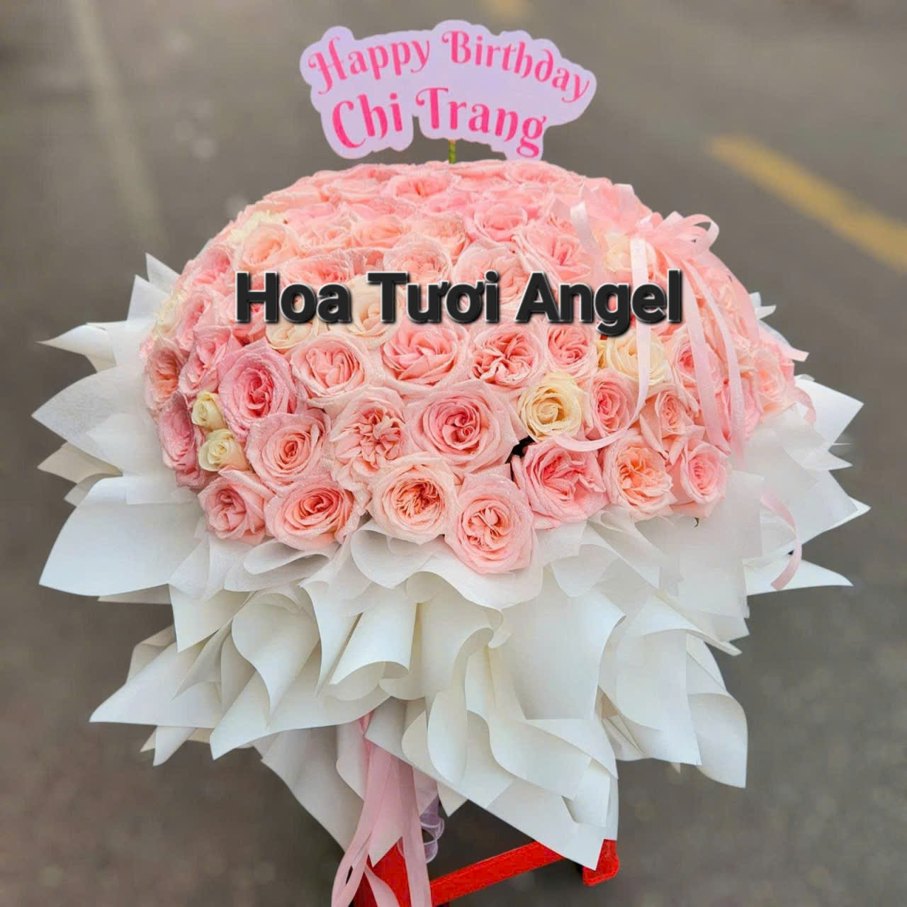 Bó Hoa Hồng Pink Ohara