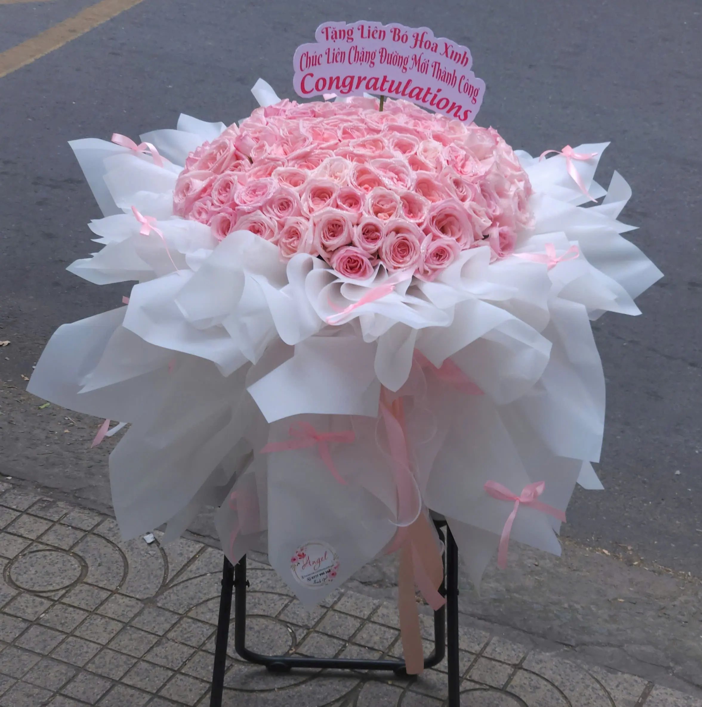 Bó Hoa Hồng PingOhara 99 Bông