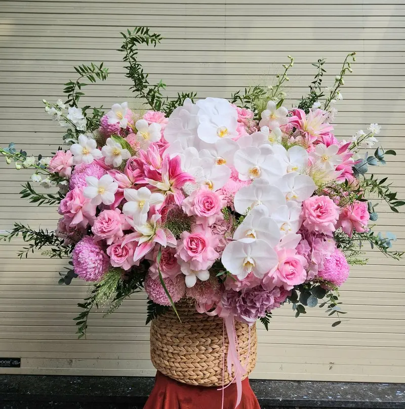 Lẵng Hoa Khai Trương Phường Bàn Cờ