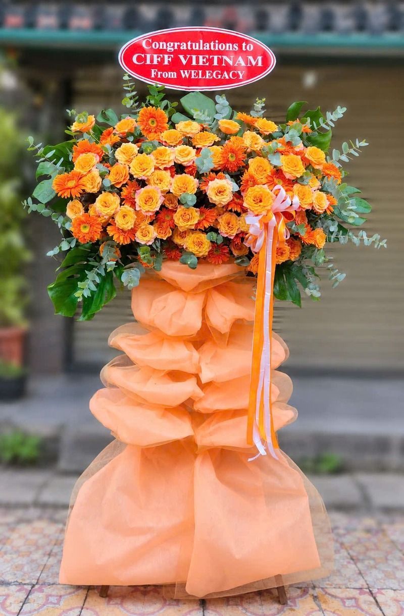 Kệ Hoa Chúc Mừng Khai Trương Phường Sài Gòn