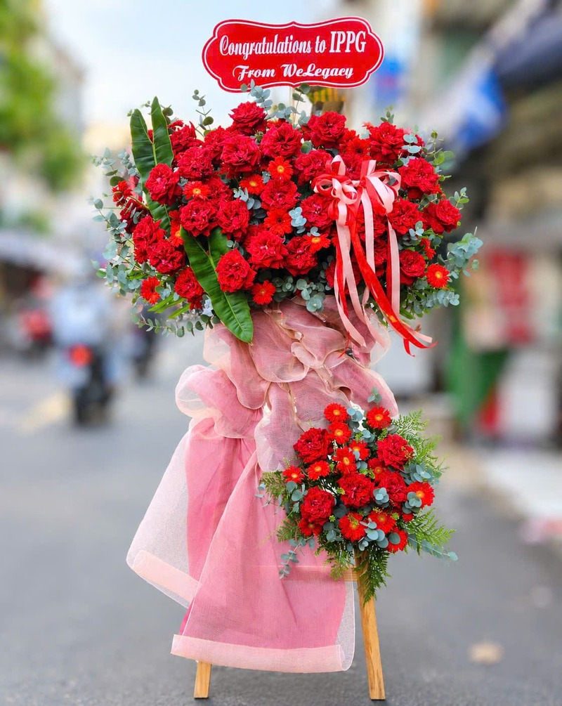 Kệ Hoa Chúc Mừng Khai Trương