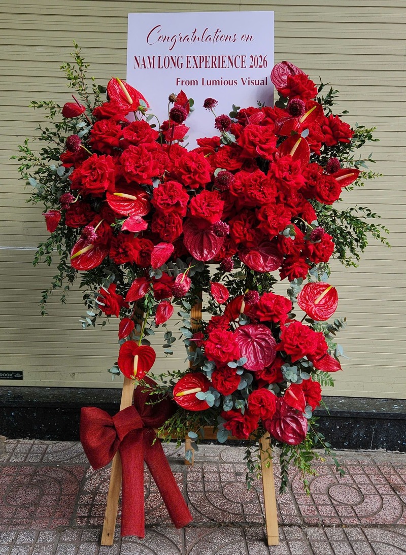 Kệ Hoa Chúc Mừng Khai Trương