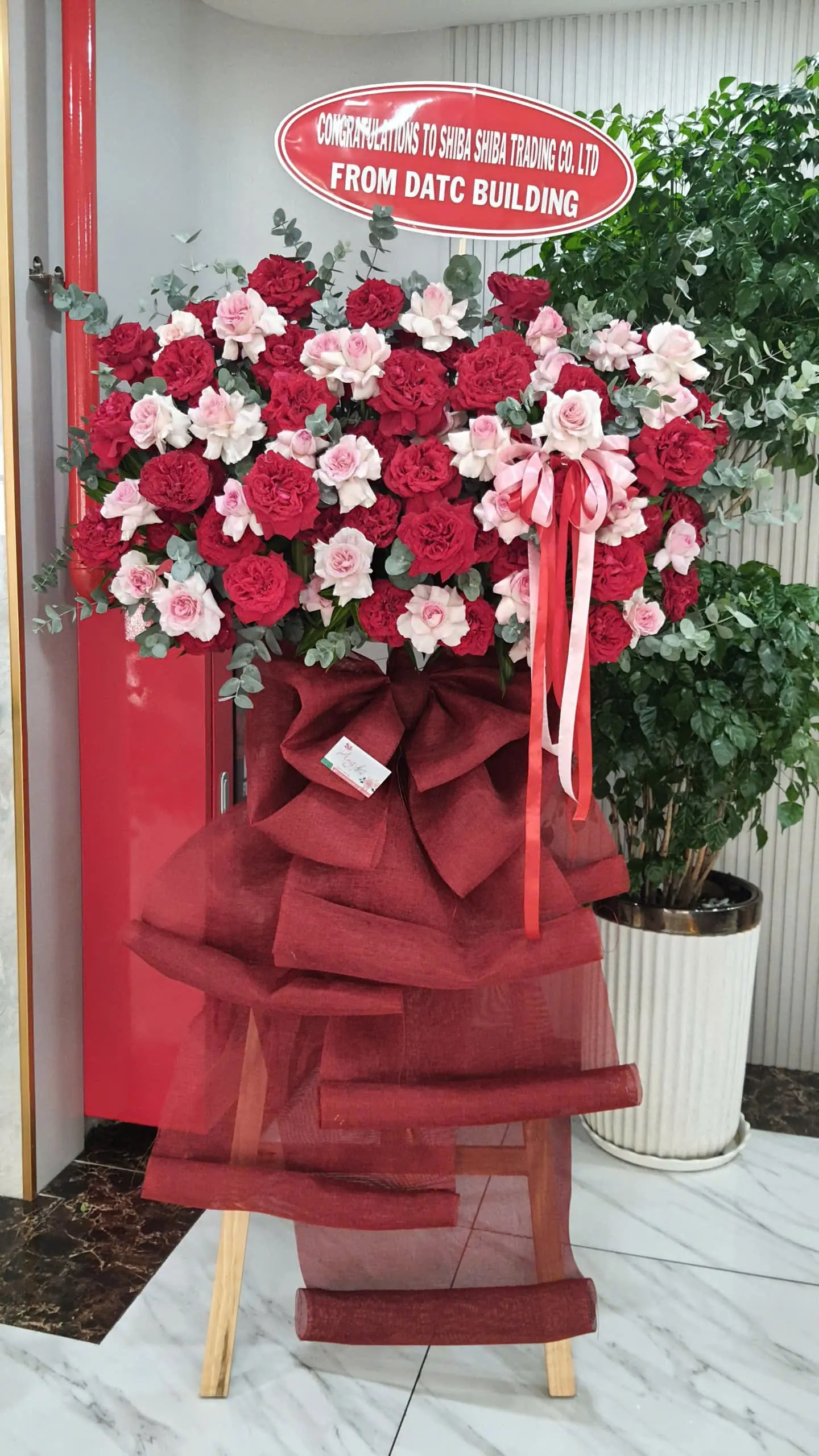 Kệ Hoa Ch&uacute;c Mừng Khai Trương