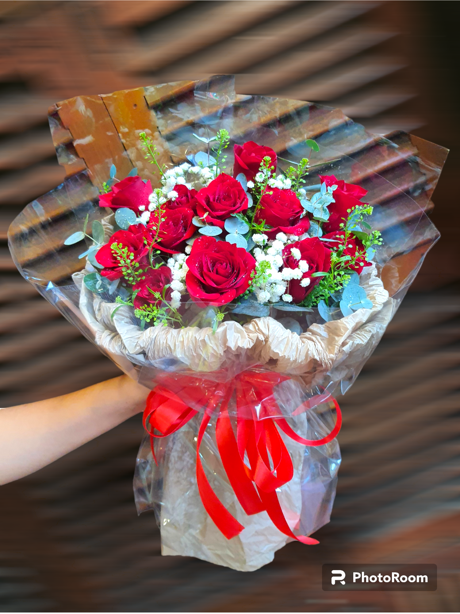 11 BÔNG BÔNG HỒNG ĐỎ 