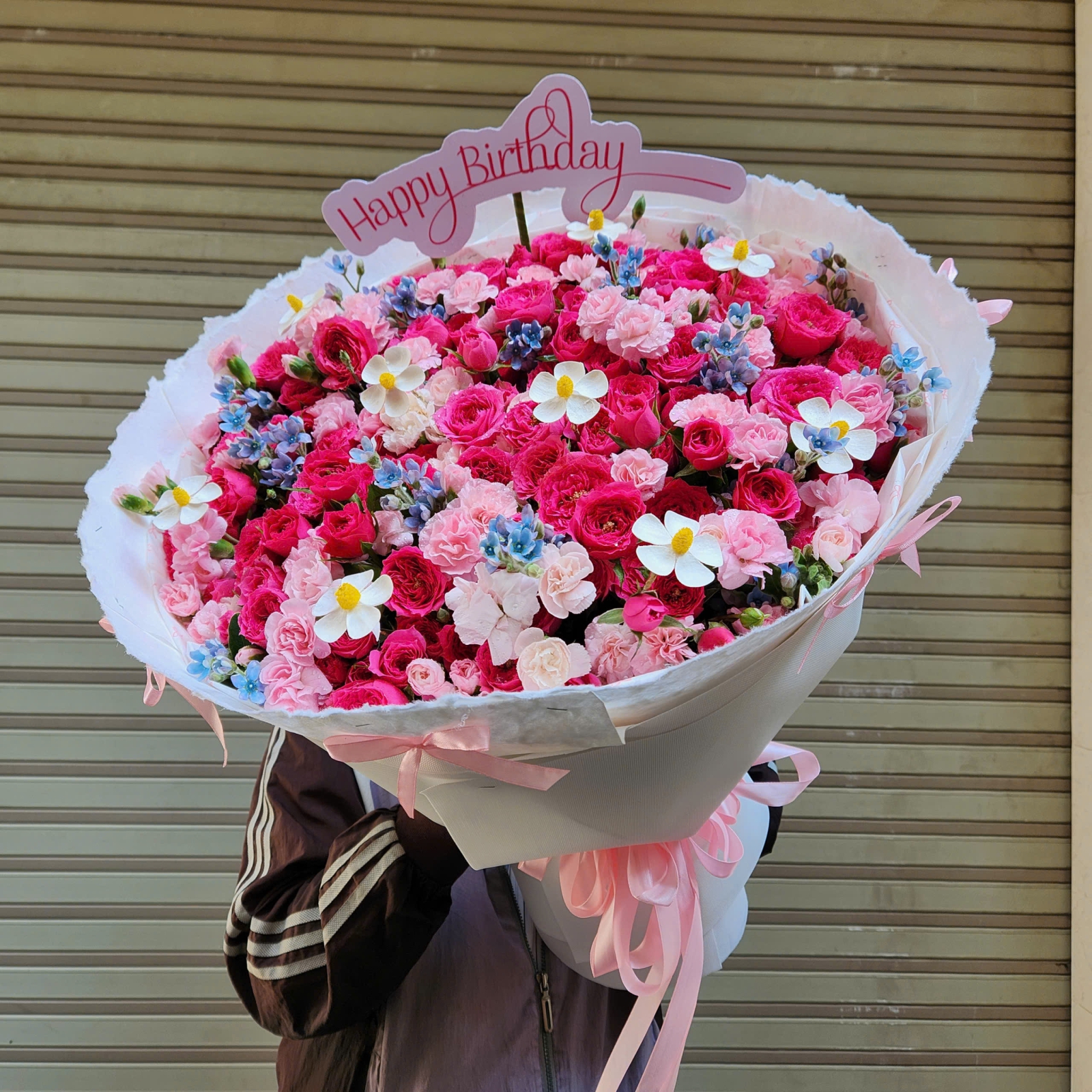 Bó hoa chúc mừng thành công