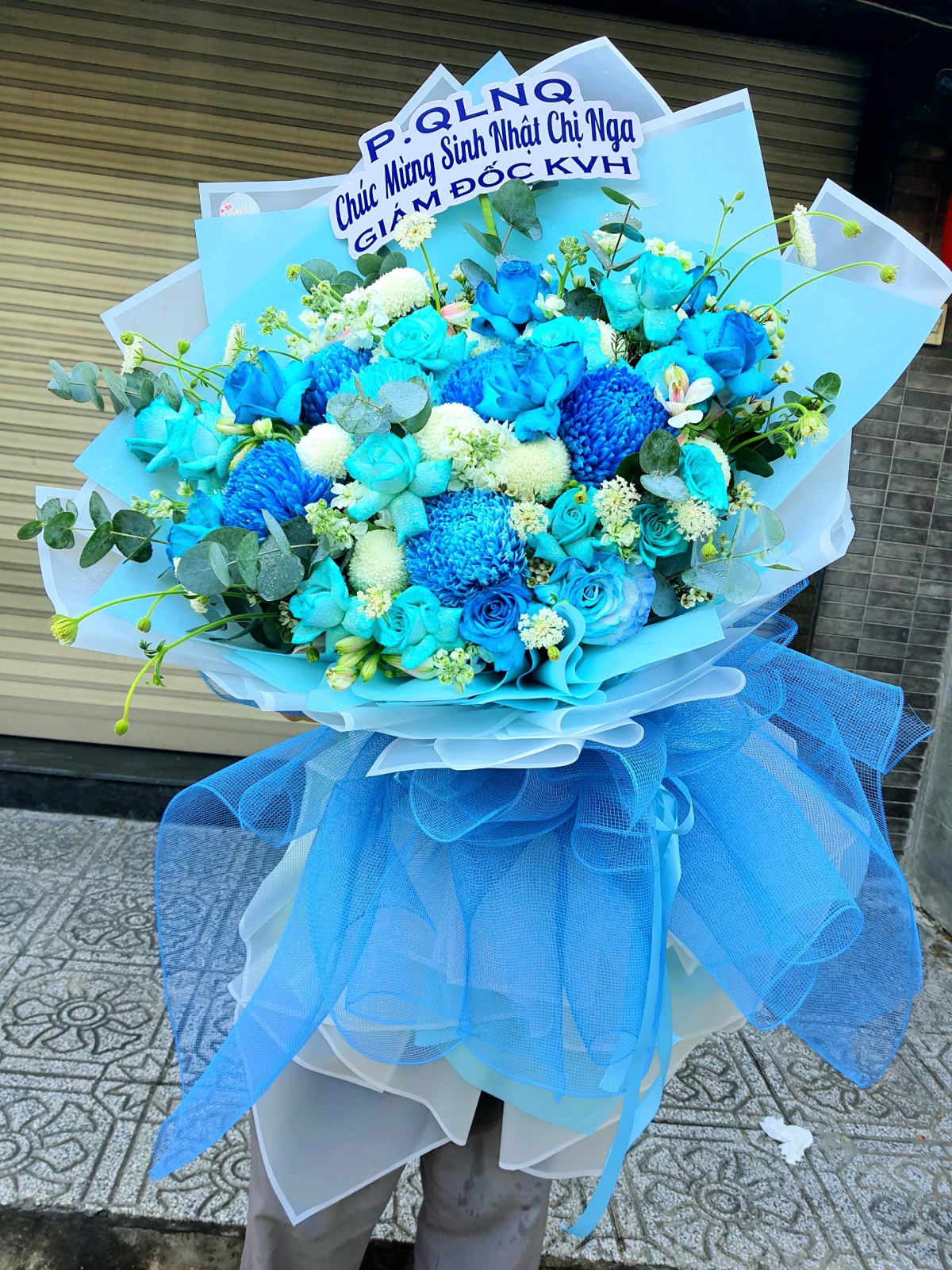 BÌNH HOA CHÚC MỪNG KHAI TRƯƠNG QUẬN 2