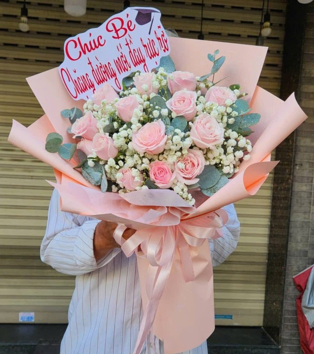 bó hoa cúc mẫu đơn đẹp 