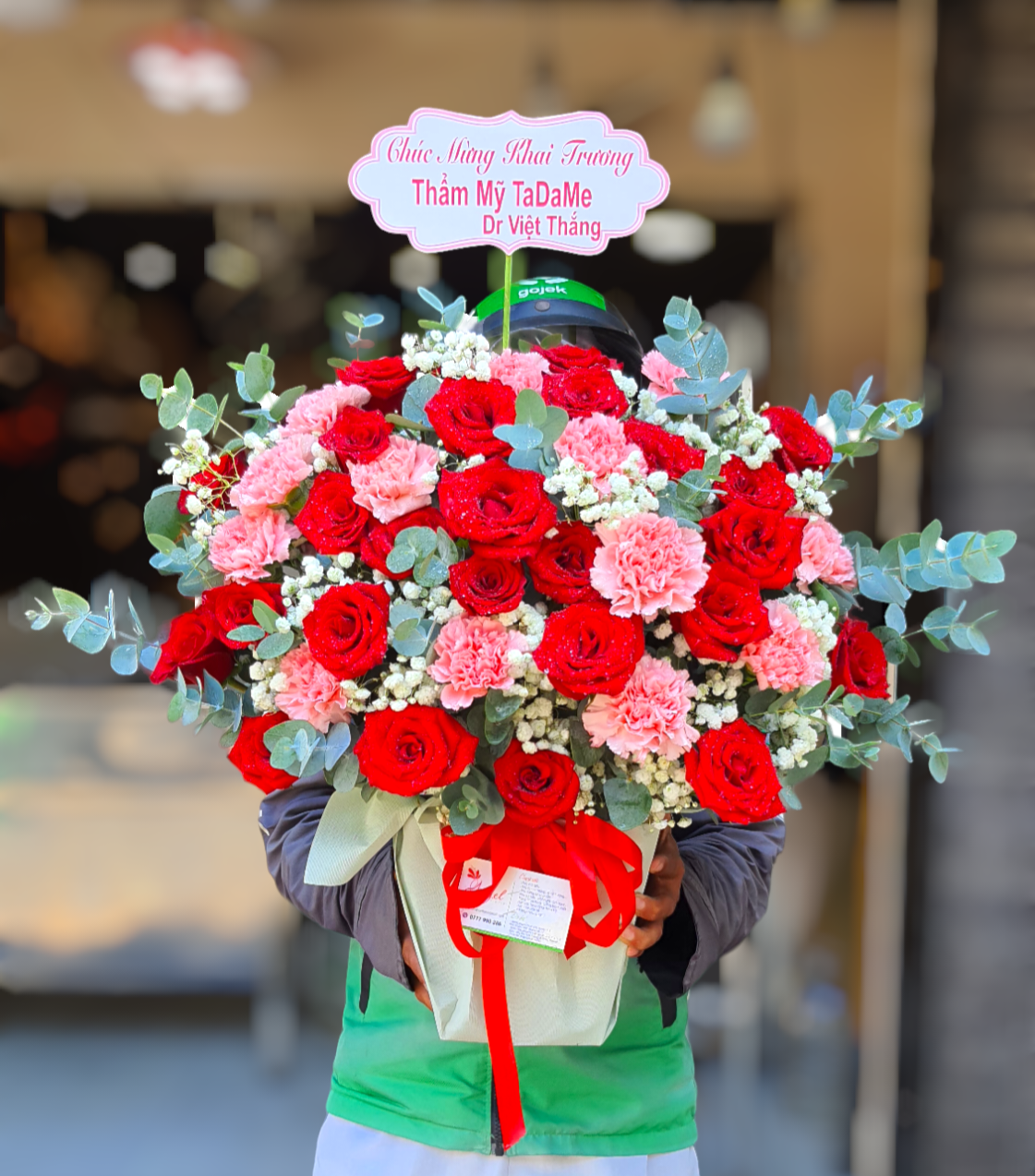 bó hoa hồng vàng nhỏ