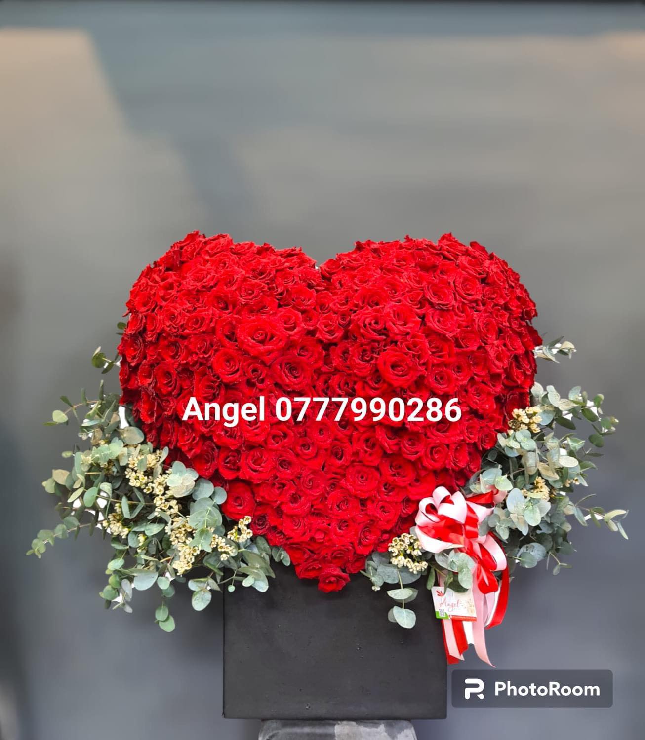 Giỏ Hoa Hình Trái Tim- Hoa Tươi Angel Quận 3