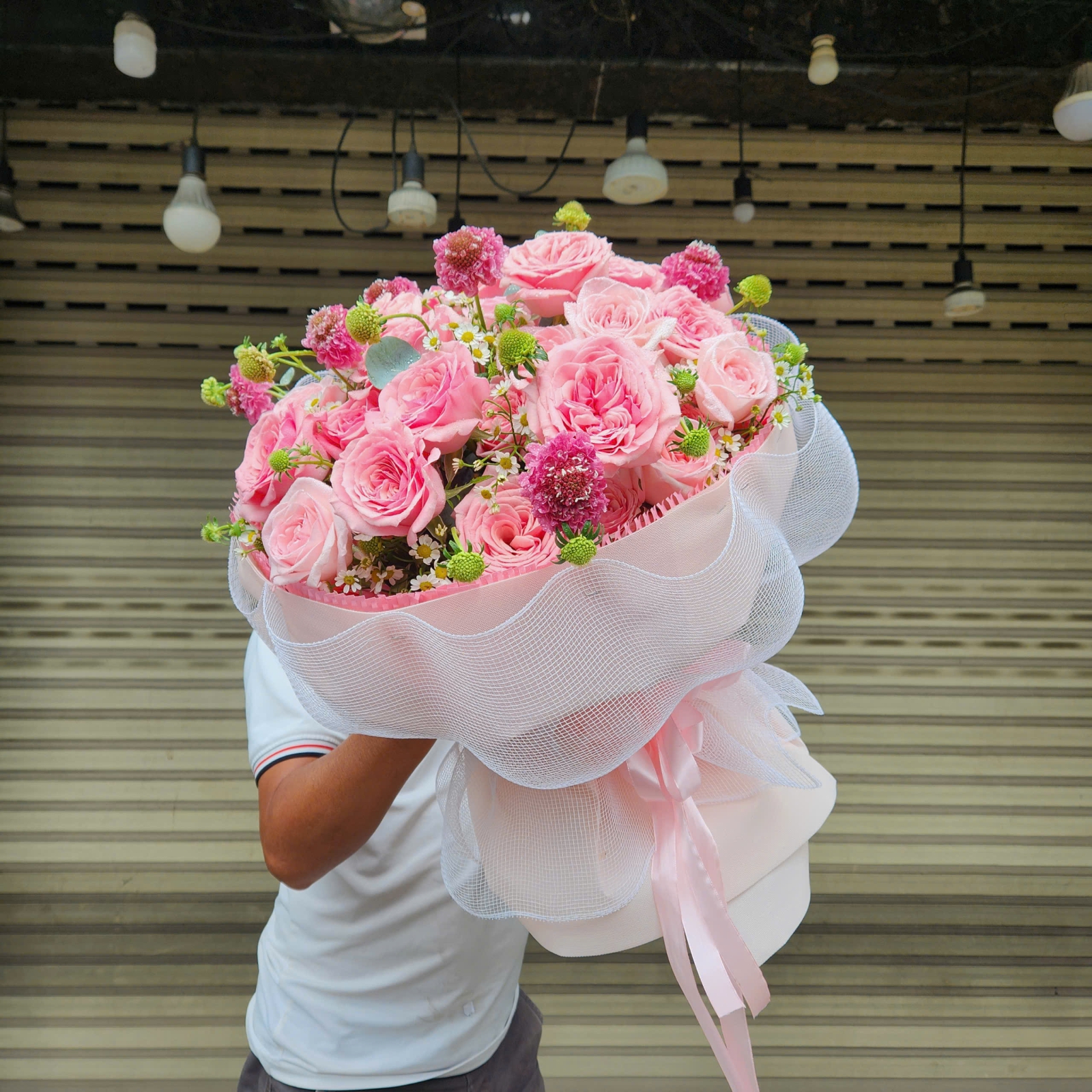 Bó Hoa Hồng Ohara Màu Hồng - Hoa Tươi Angel