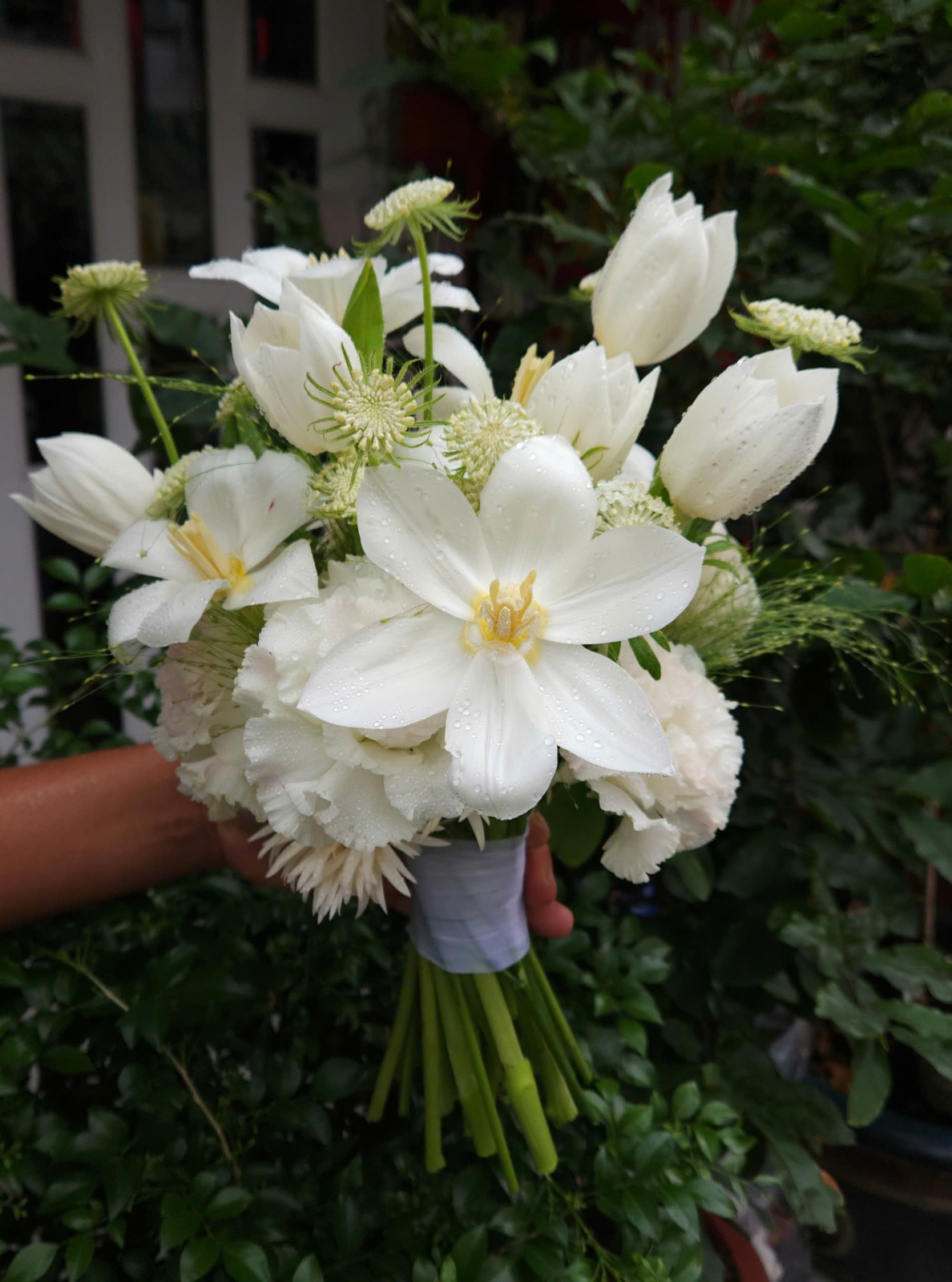 bó hoa cưới tulip