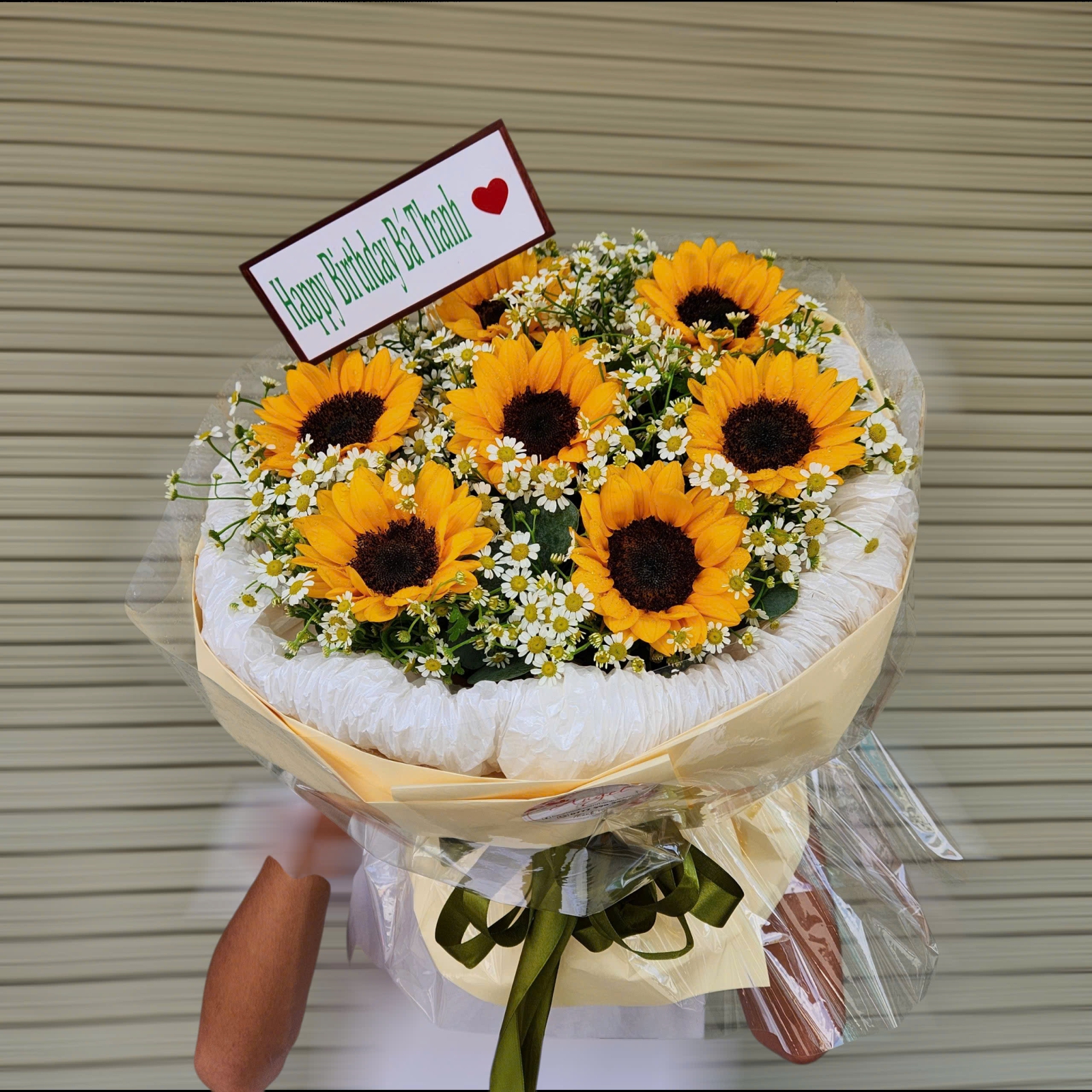 bó hoa hướng dương giá rẻ
