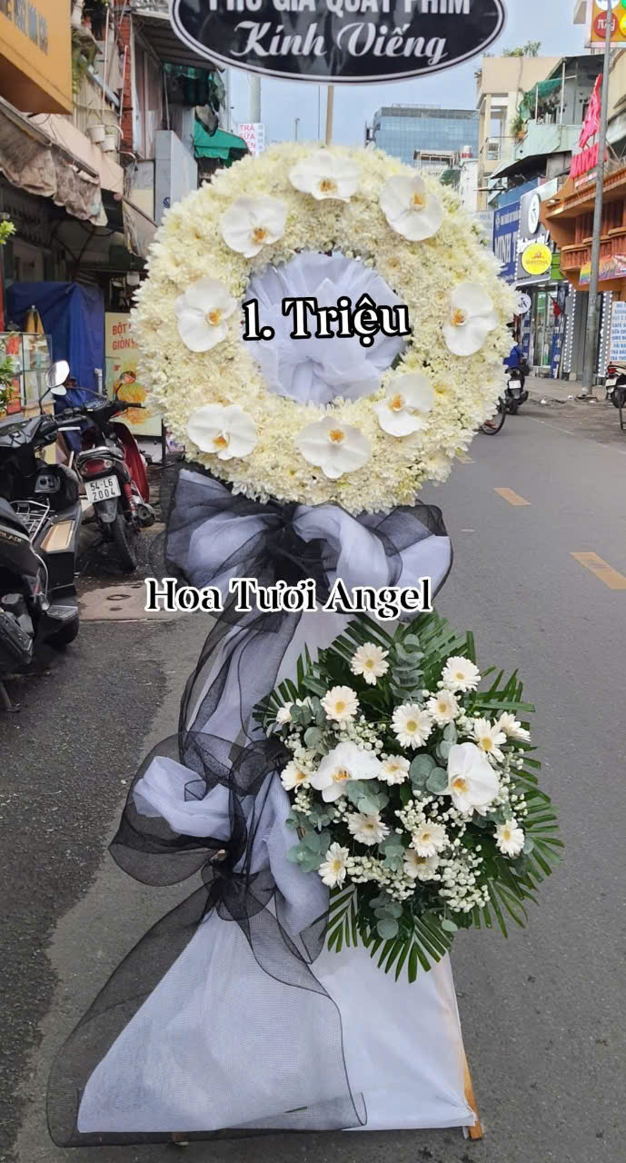 mẫu hoa chia buồn đẹp