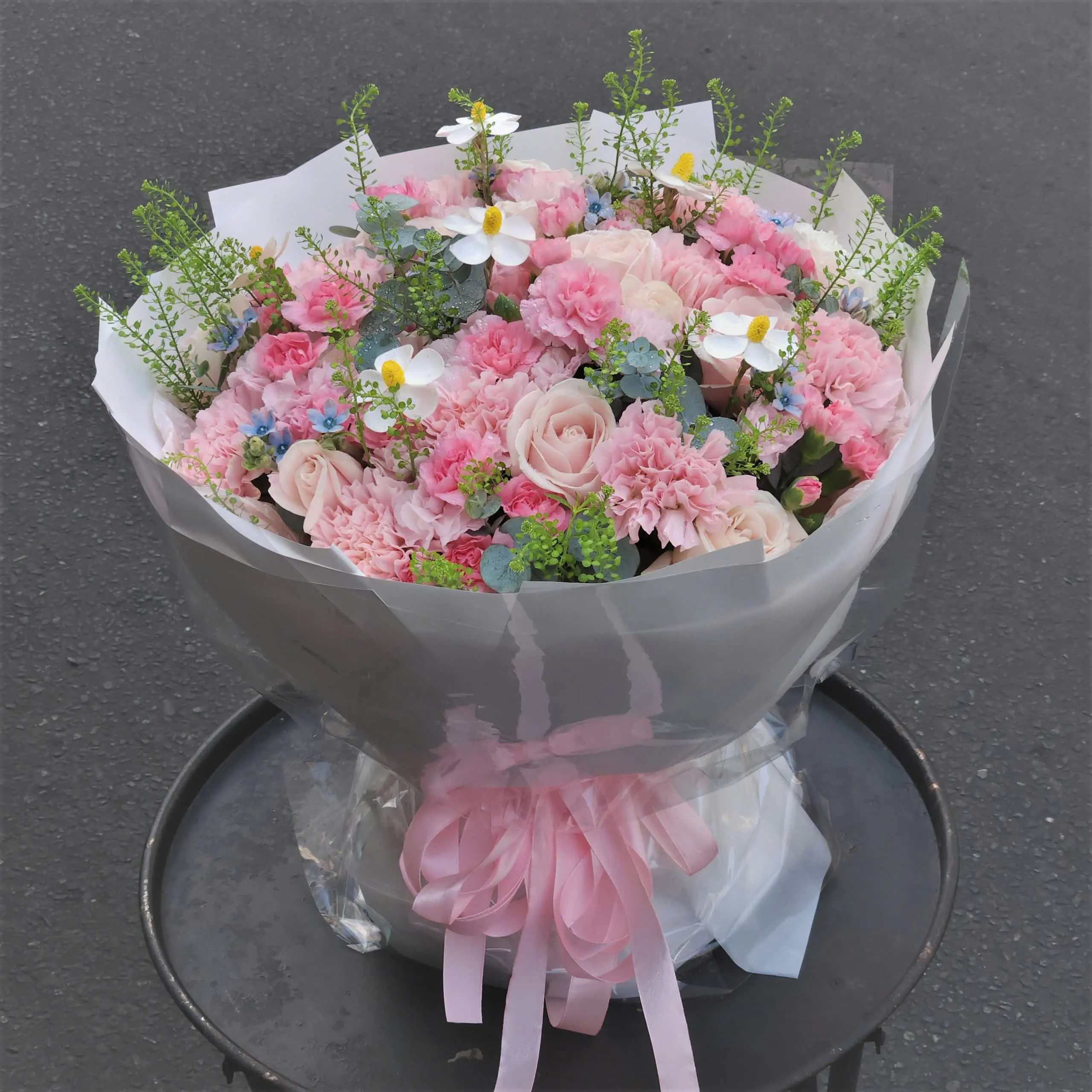 B&oacute; Hoa Hồng Pastel