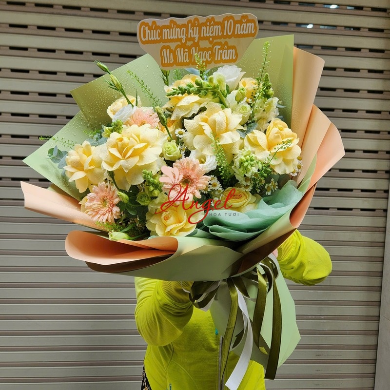 Bó Hoa Tặng Sự Kiện Tổng Kết Cuối Năm | Hoa Tươi Angel