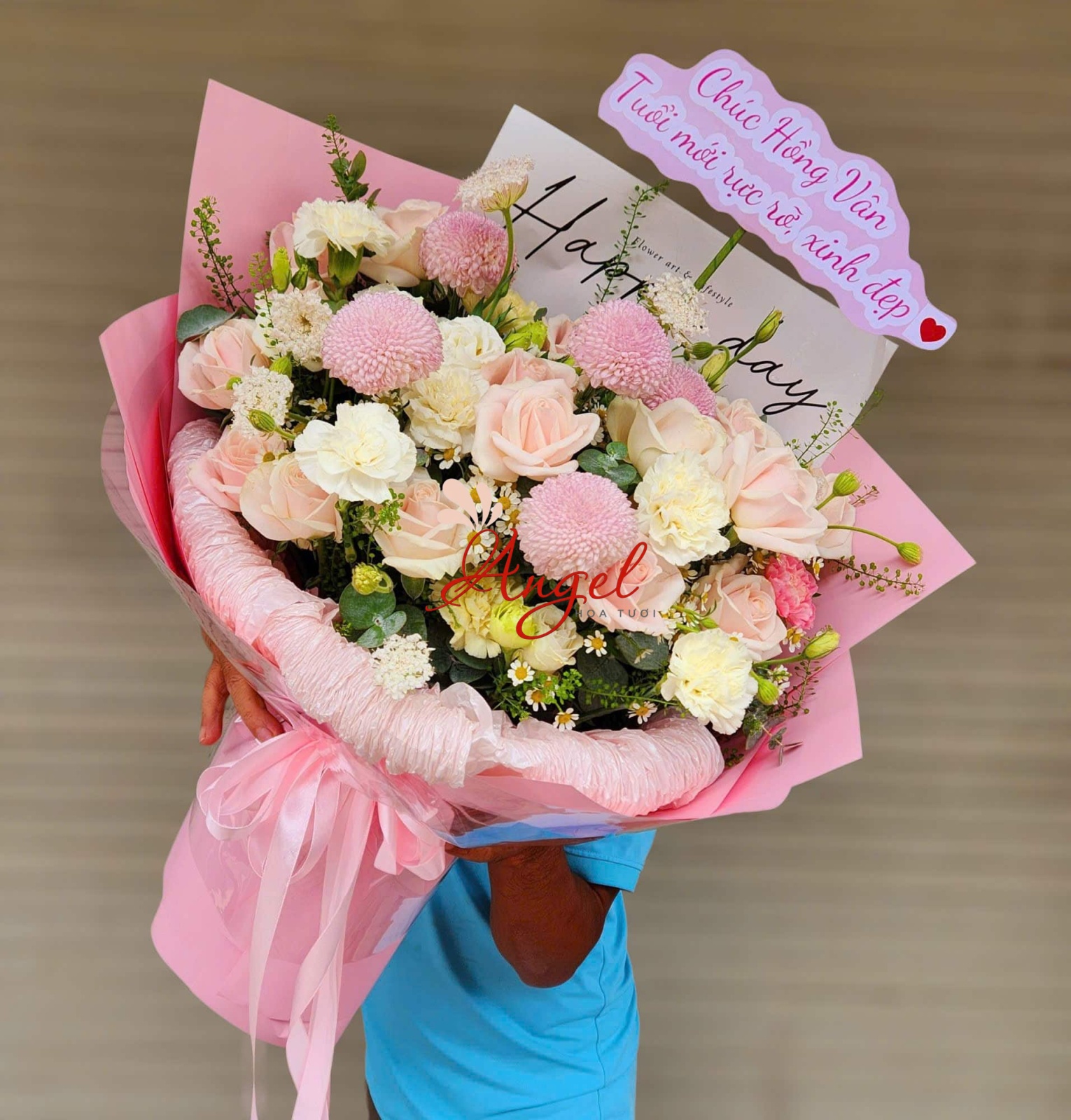 Bó hoa hồng đẹp nhỏ