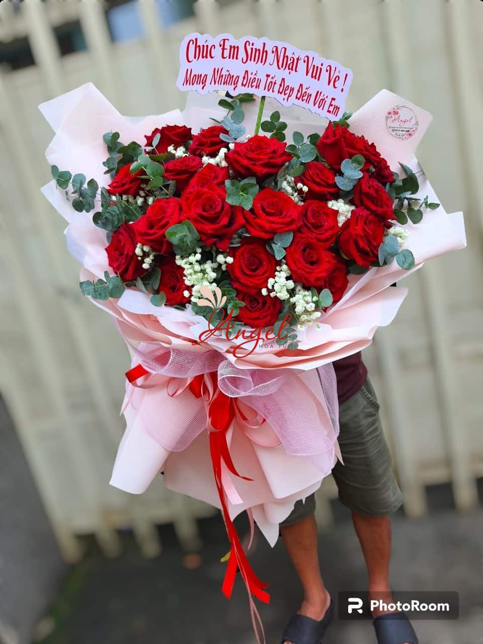 bó hoa hồng ecudor 