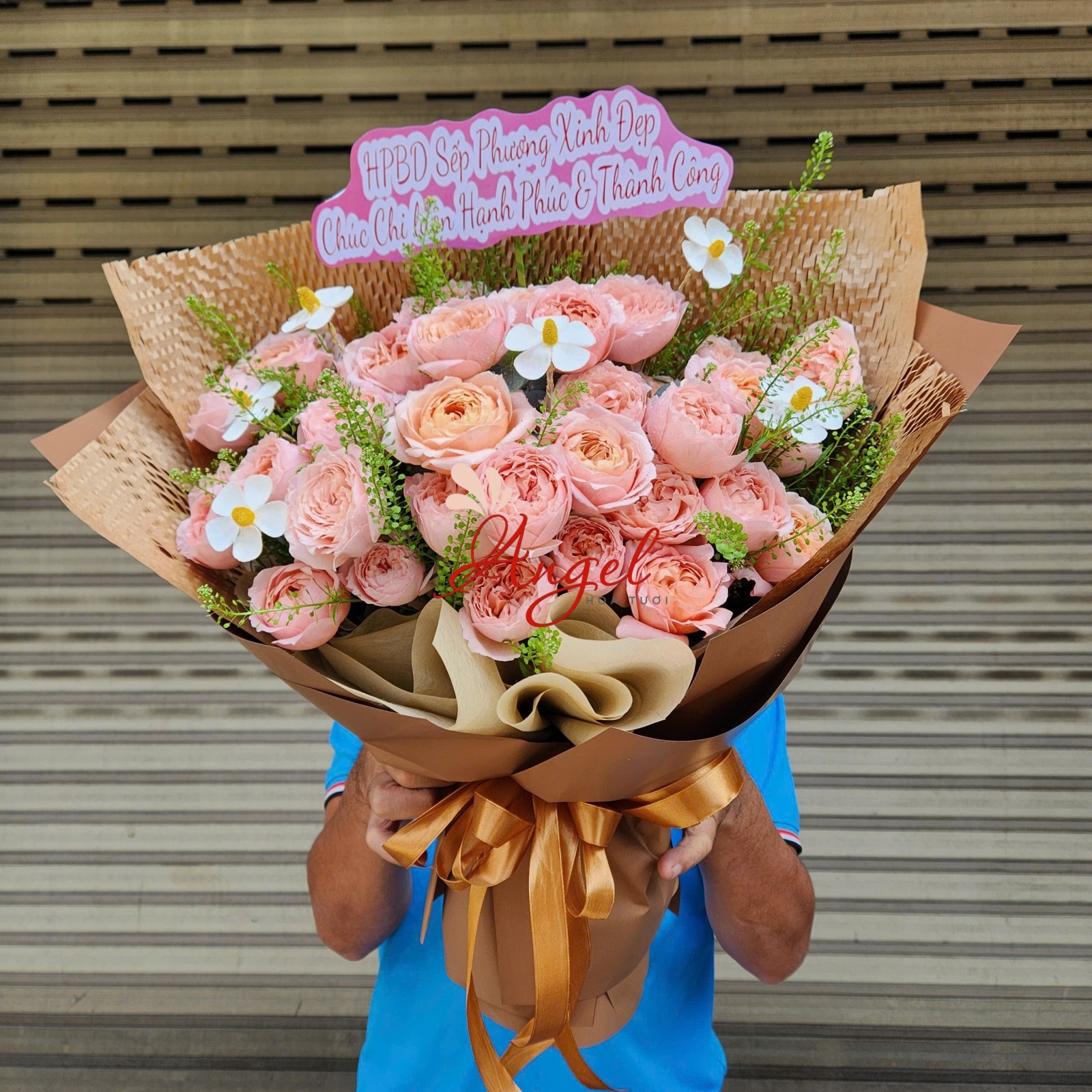 Bó Hoa Hồng Julibee Tặng Sinh Nhật – Hoa Tươi Angel 
