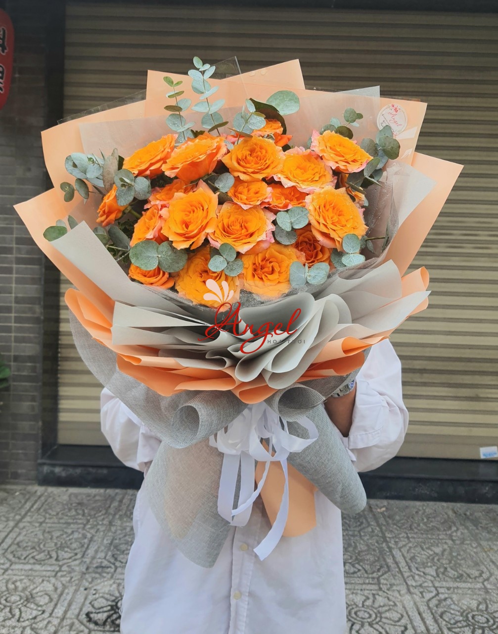 Bó hoa hồng camspired tặng bạn gái