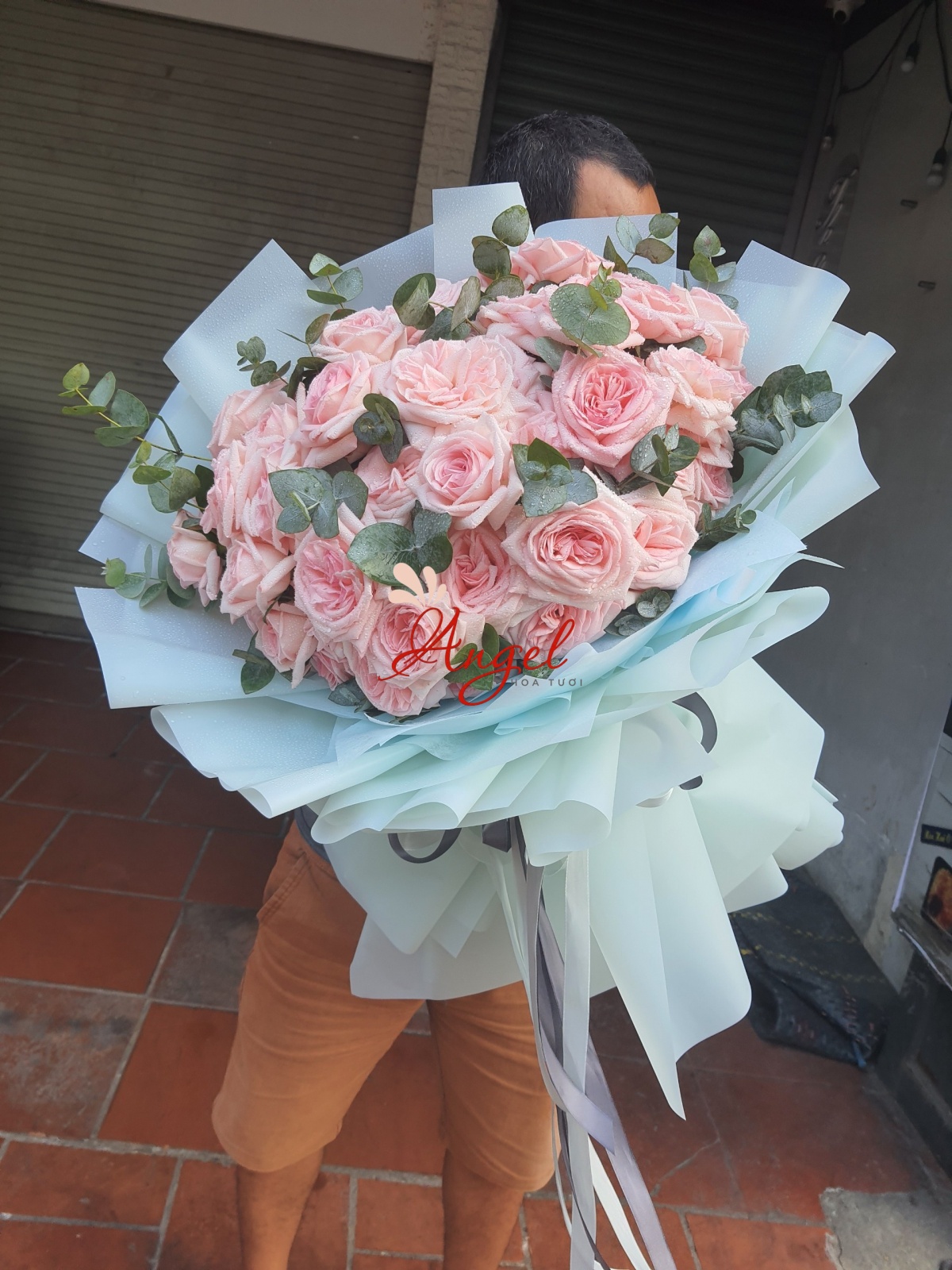 Bó Hoa Ohara Hồng Dịu Êm