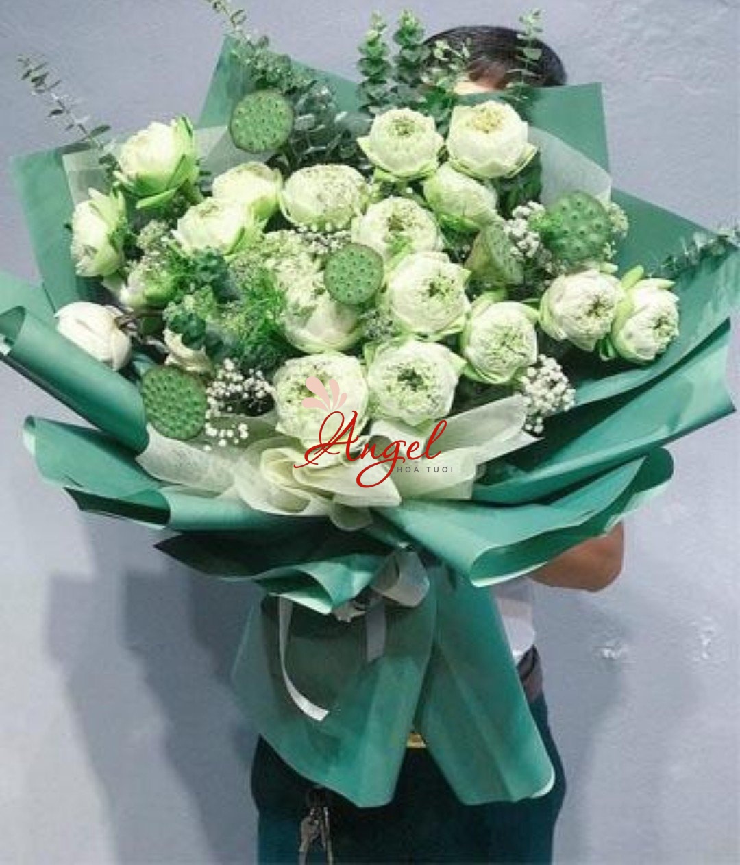 BÓ HOA SEN TRẮNG - RỰC RỠ MUÔN PHƯƠNG