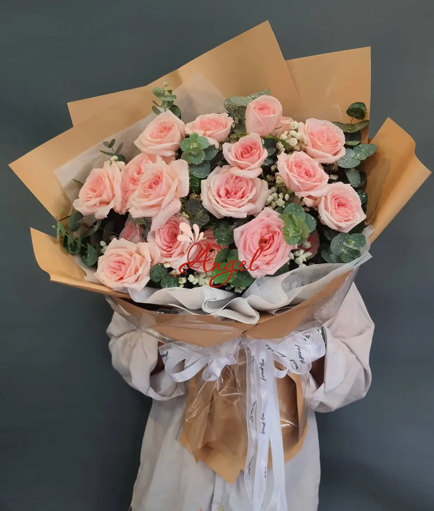 Bó hoa hồng Pink Ohara