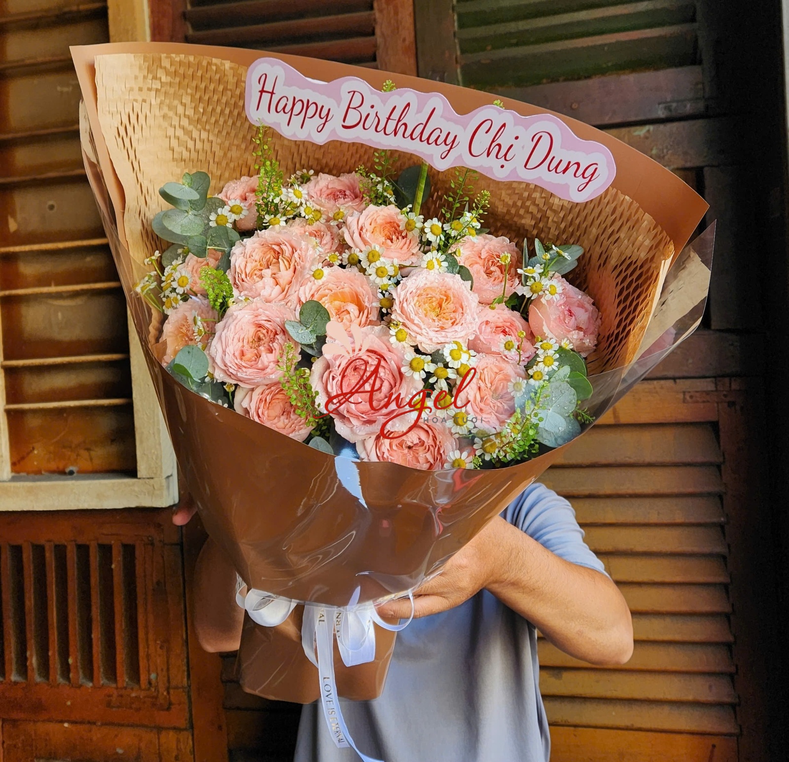 Bó Hoa Hồng Julibee Hàn Quốc Sang Trọng – Hoa Tươi Angel TP.HCM