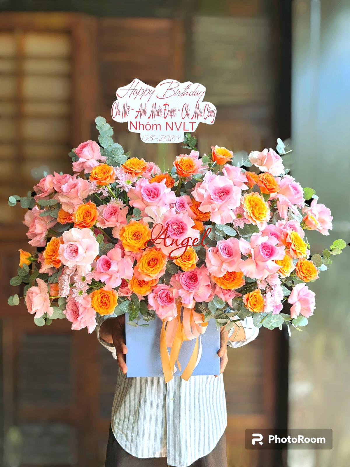 BÌNH HOA CHÚC MỪNG HẠNH PHÚC ĐỜI ĐỜI