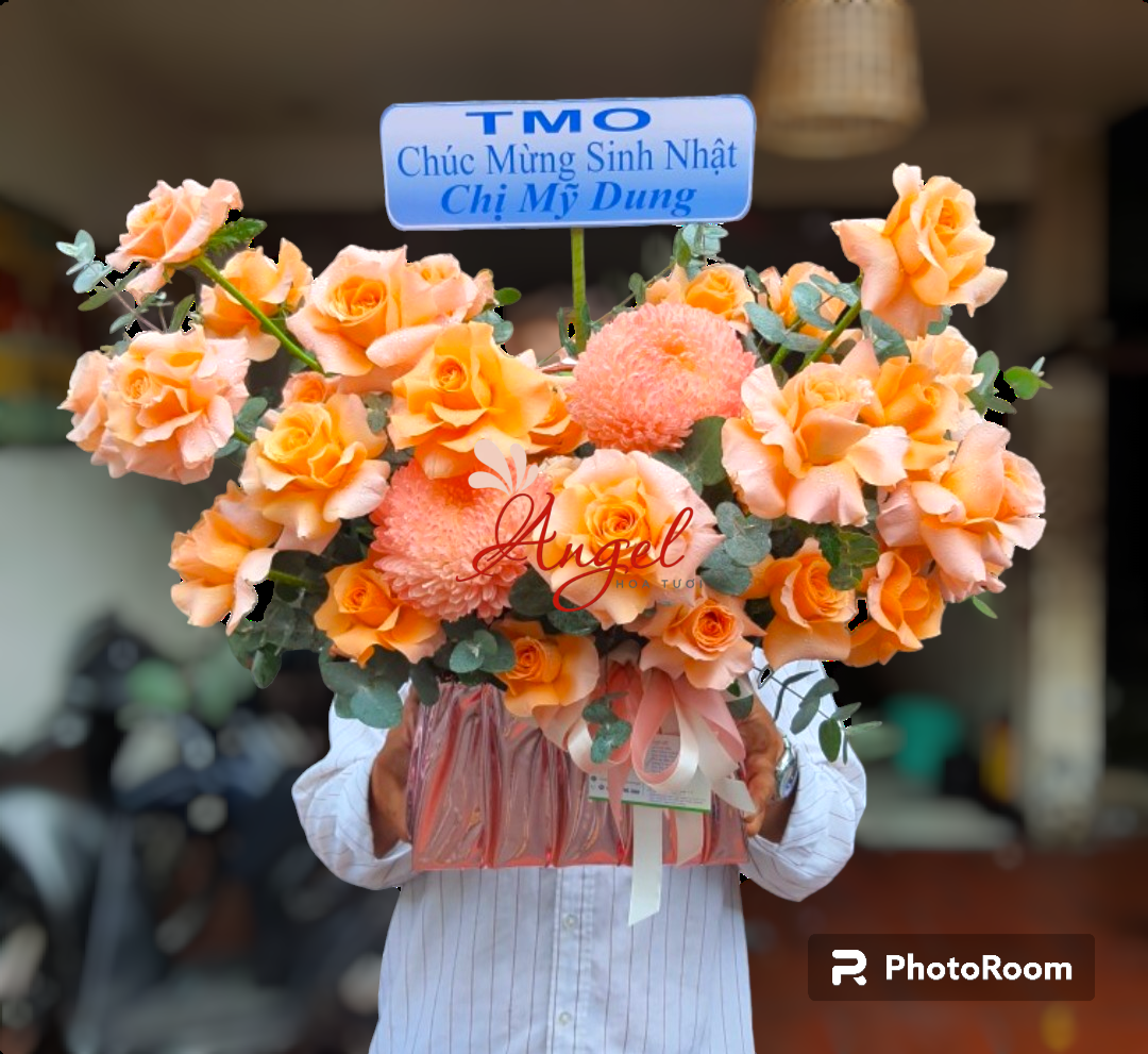 BÌNH HOA CHÚC MỪNG KHAI TRƯƠNG QUẬN 2