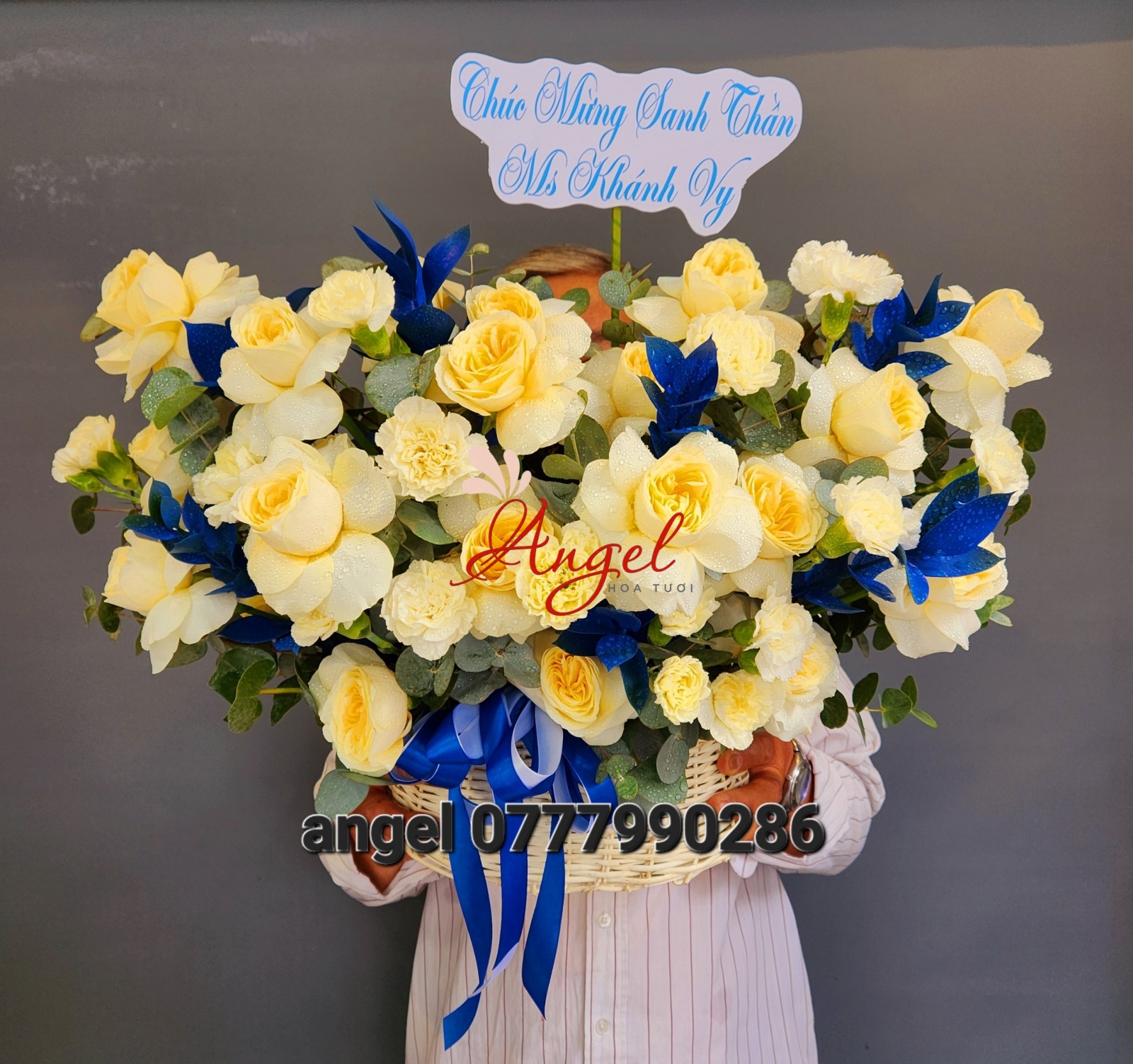 GIỎ HOA MỪNG SIN NHẬT  THƠM NGÁT