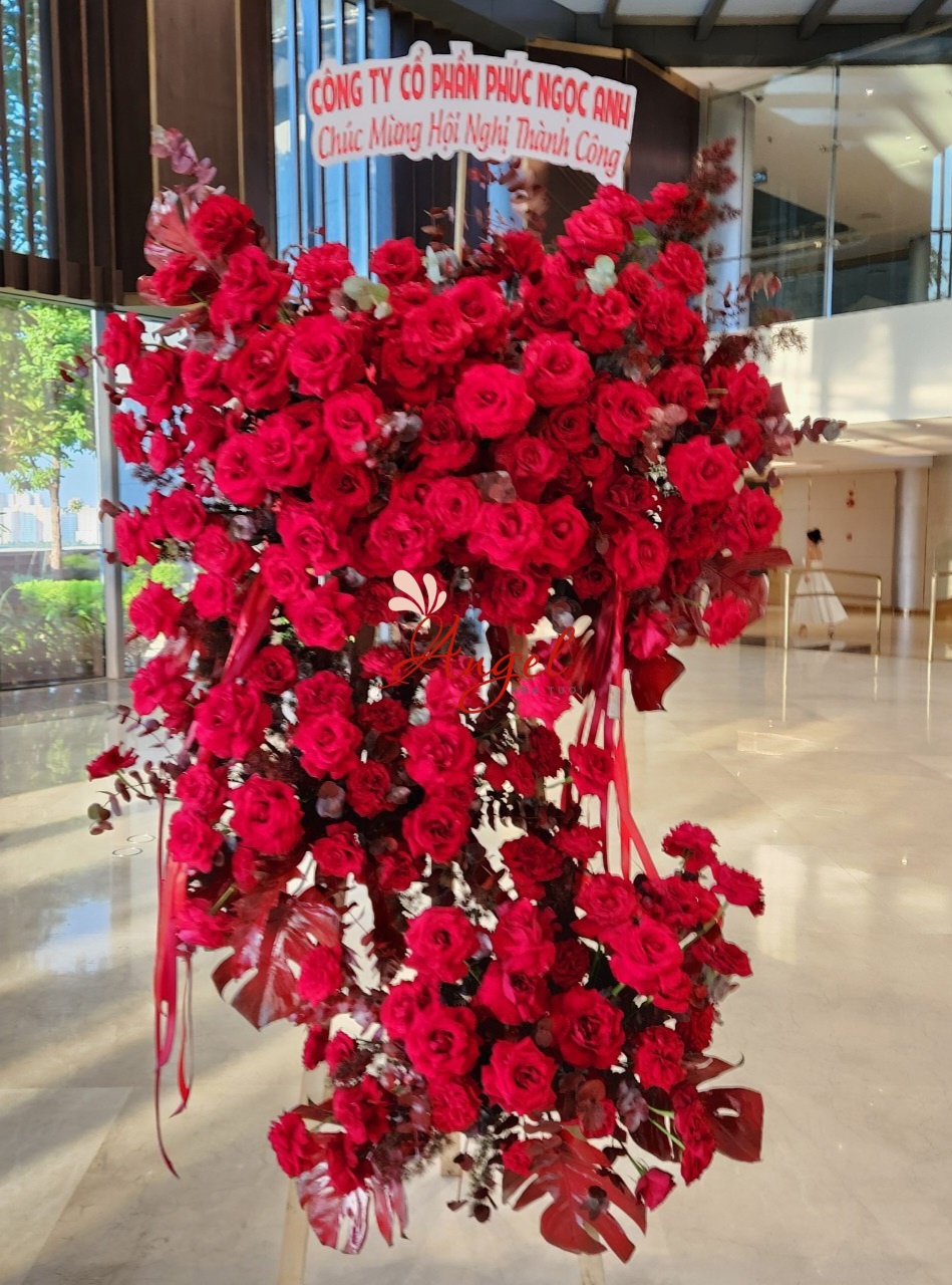Kệ hoa chúc mừng khai trương sang trọng