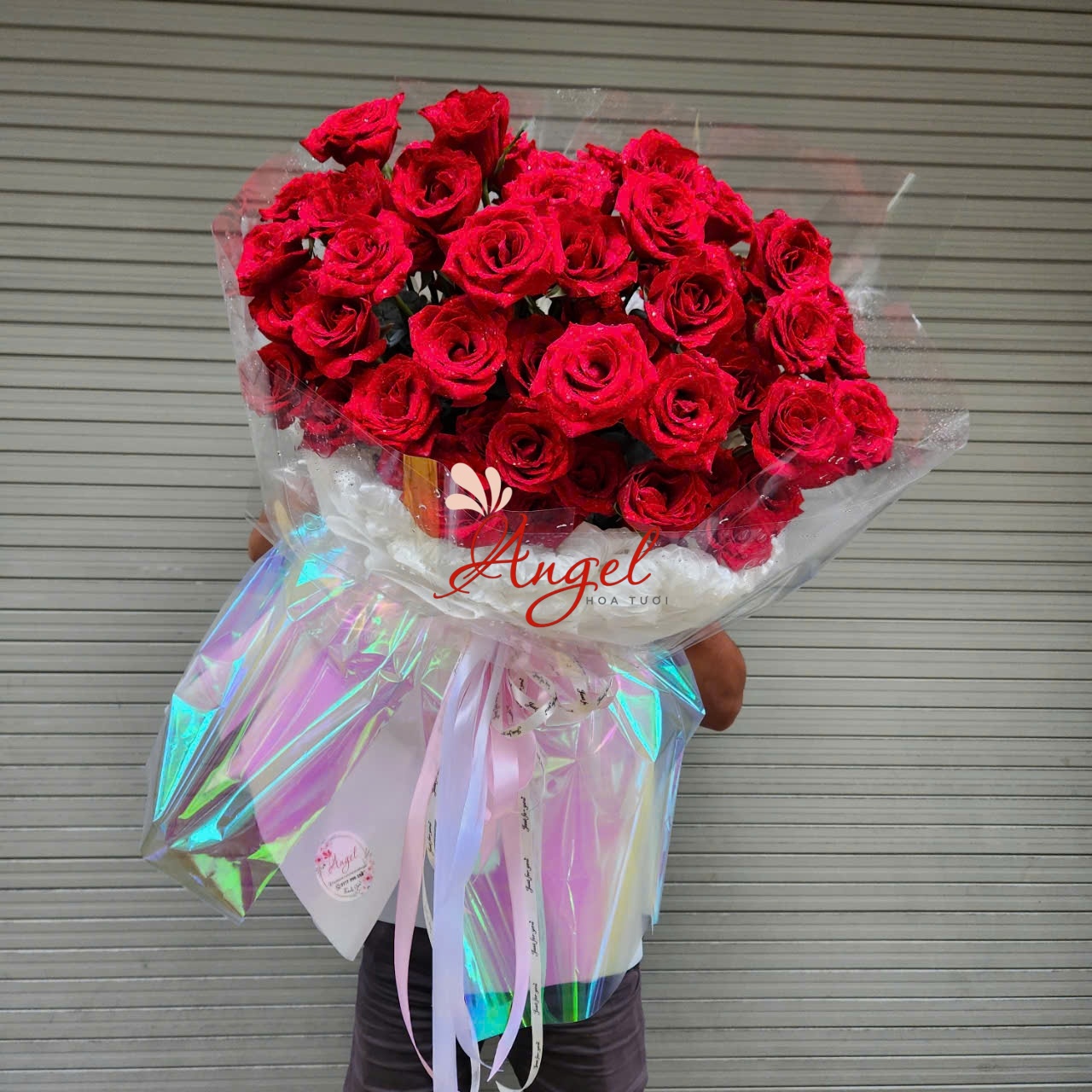 Bó hoa hồng đỏ giá rẻ