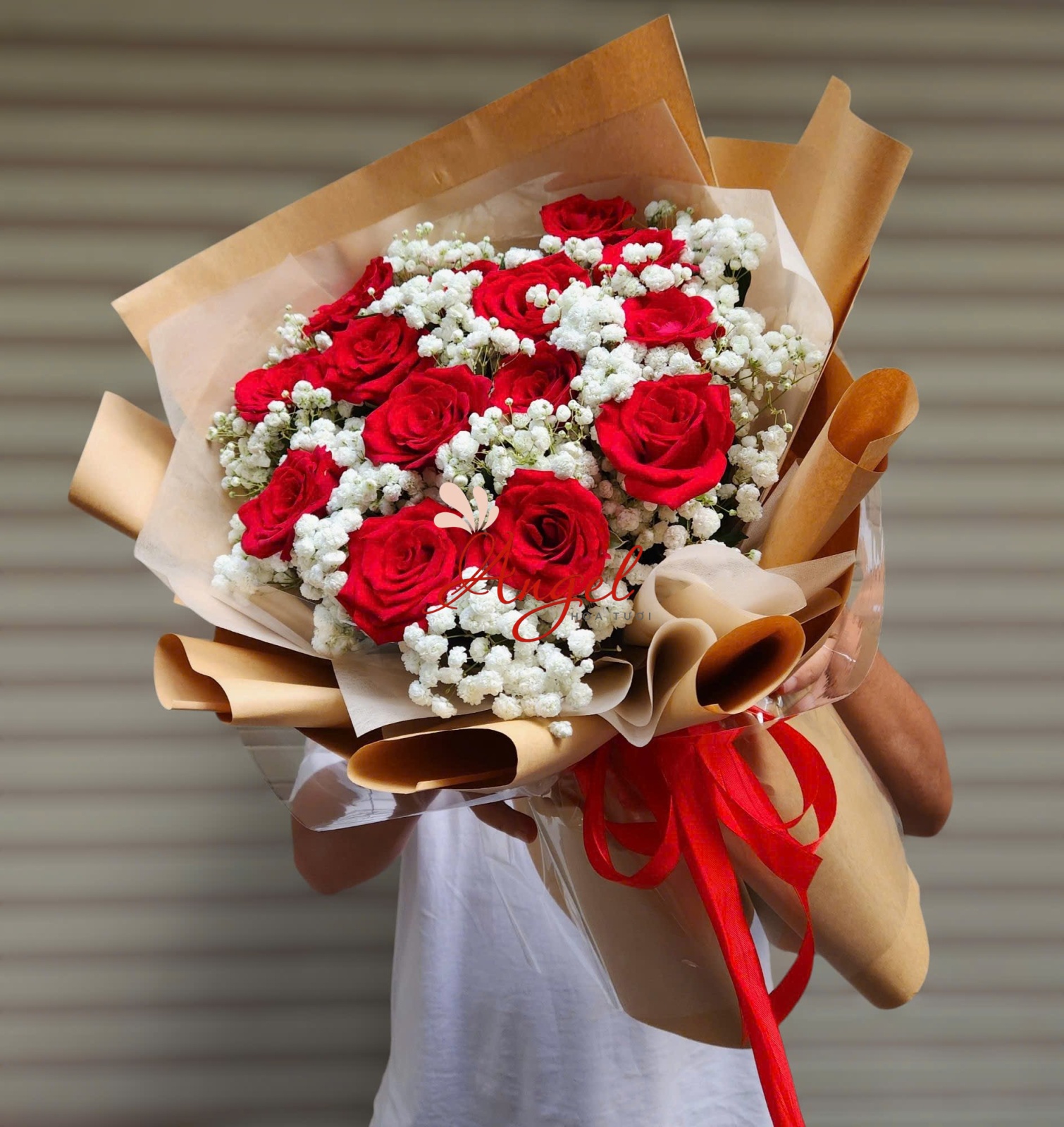 Bó hoa hồng sinh nhật nhỏ gọn