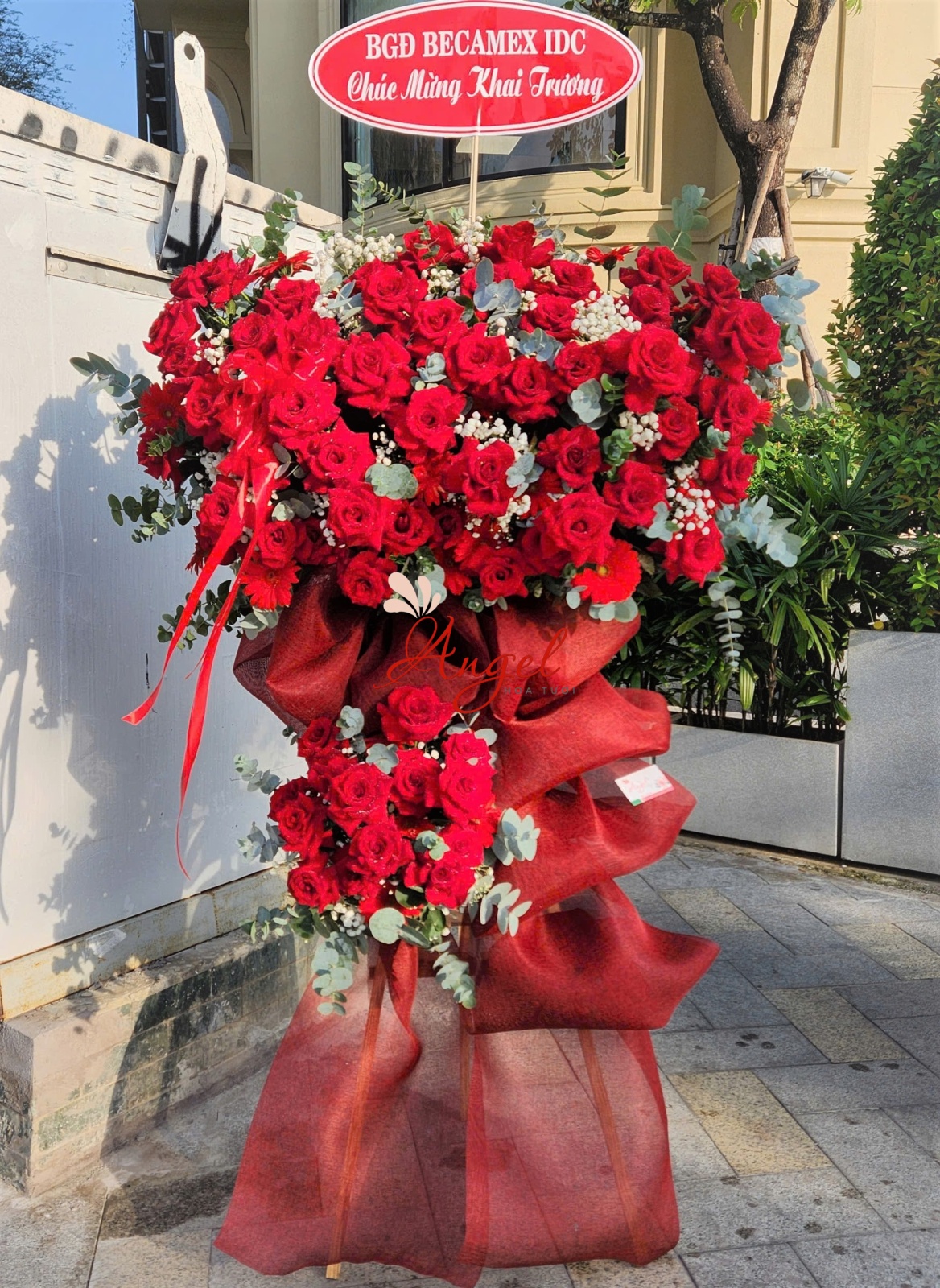 Kệ Hoa Chúc Mừng Khai Trương Đẹp, Tại TPHCM