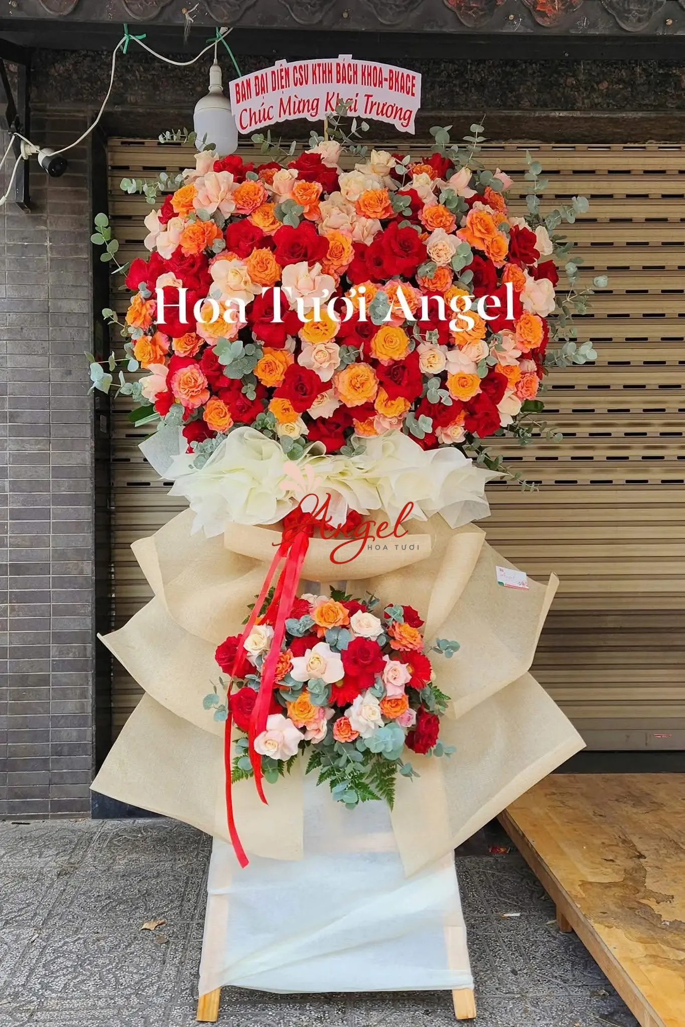 lẵng hoa chúc mừng sự kiện
