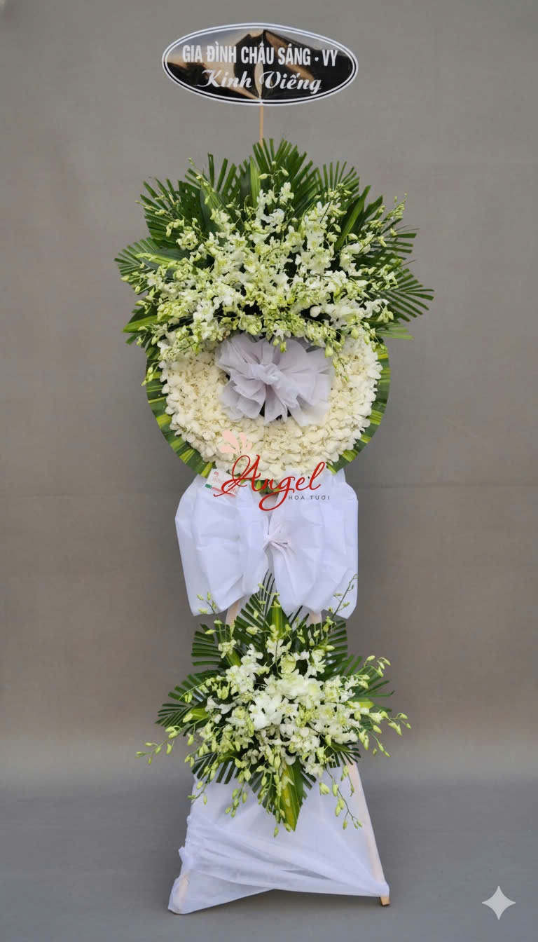 Vòng Hoa Chia Buồn Tại TPHCM – Mẫu Đẹp, Giá Hợp Lý 