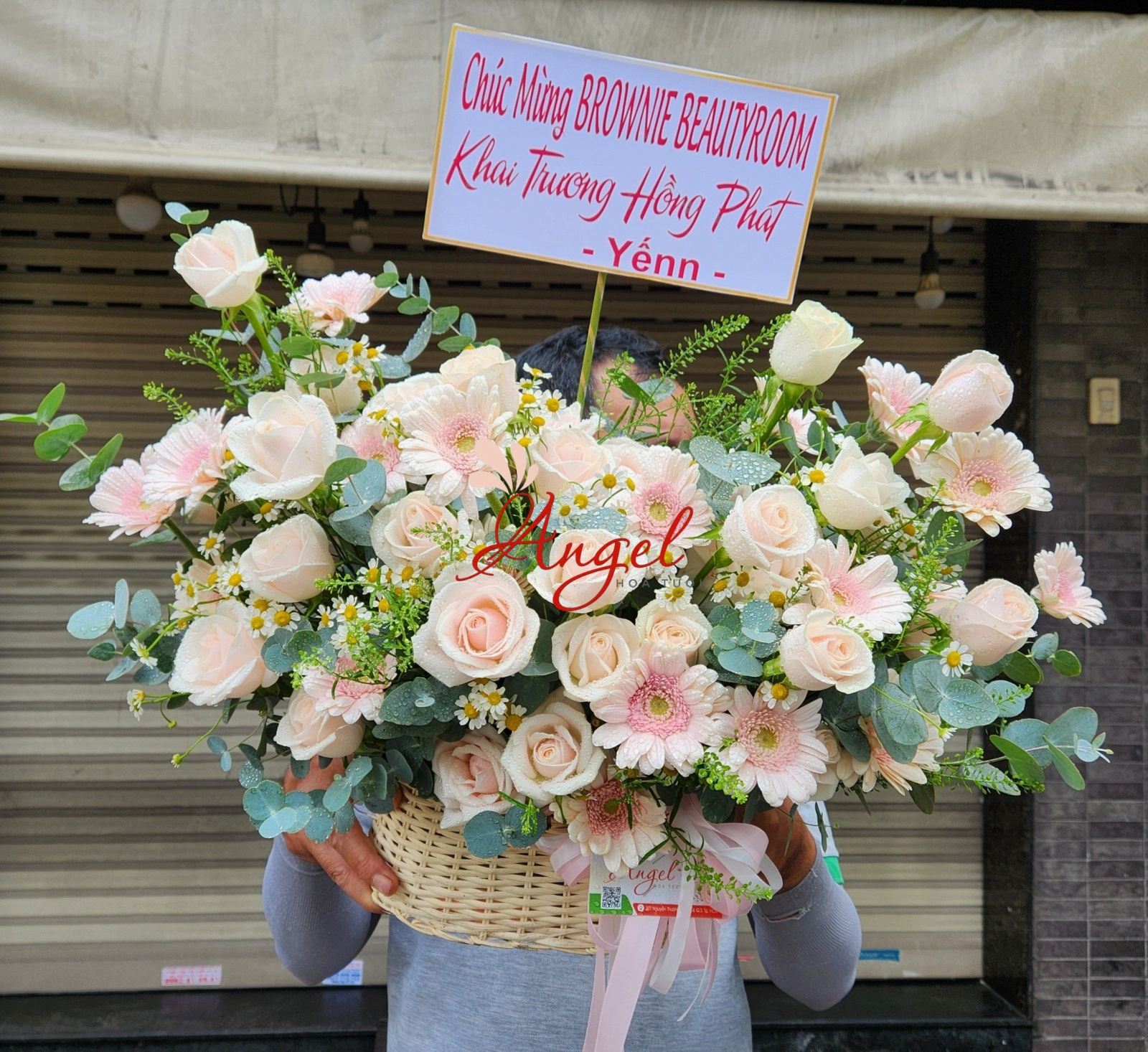 Lẵng hoa chúc mừng sinh nhật