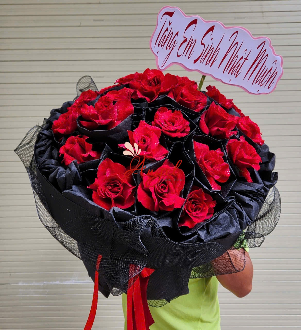 Bó Hoa Hồng Đỏ HotTren - Hoa Tươi Angel Quận 3