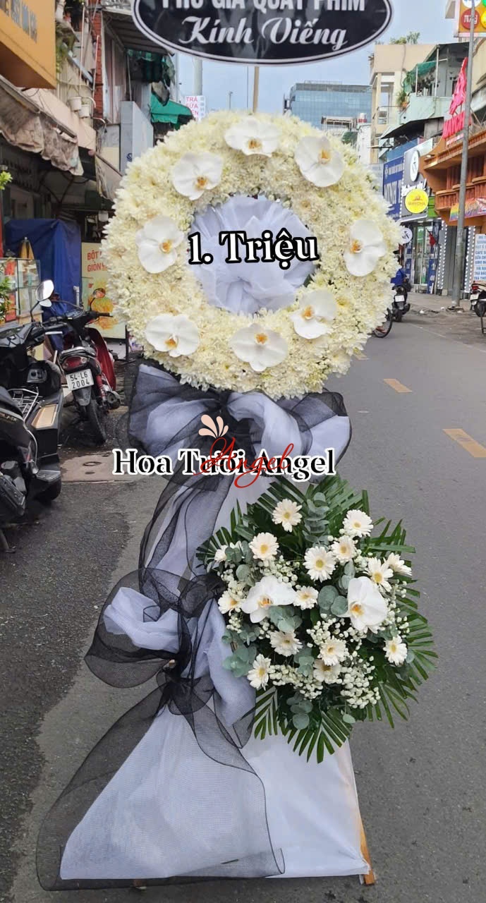 mẫu hoa chia buồn đẹp